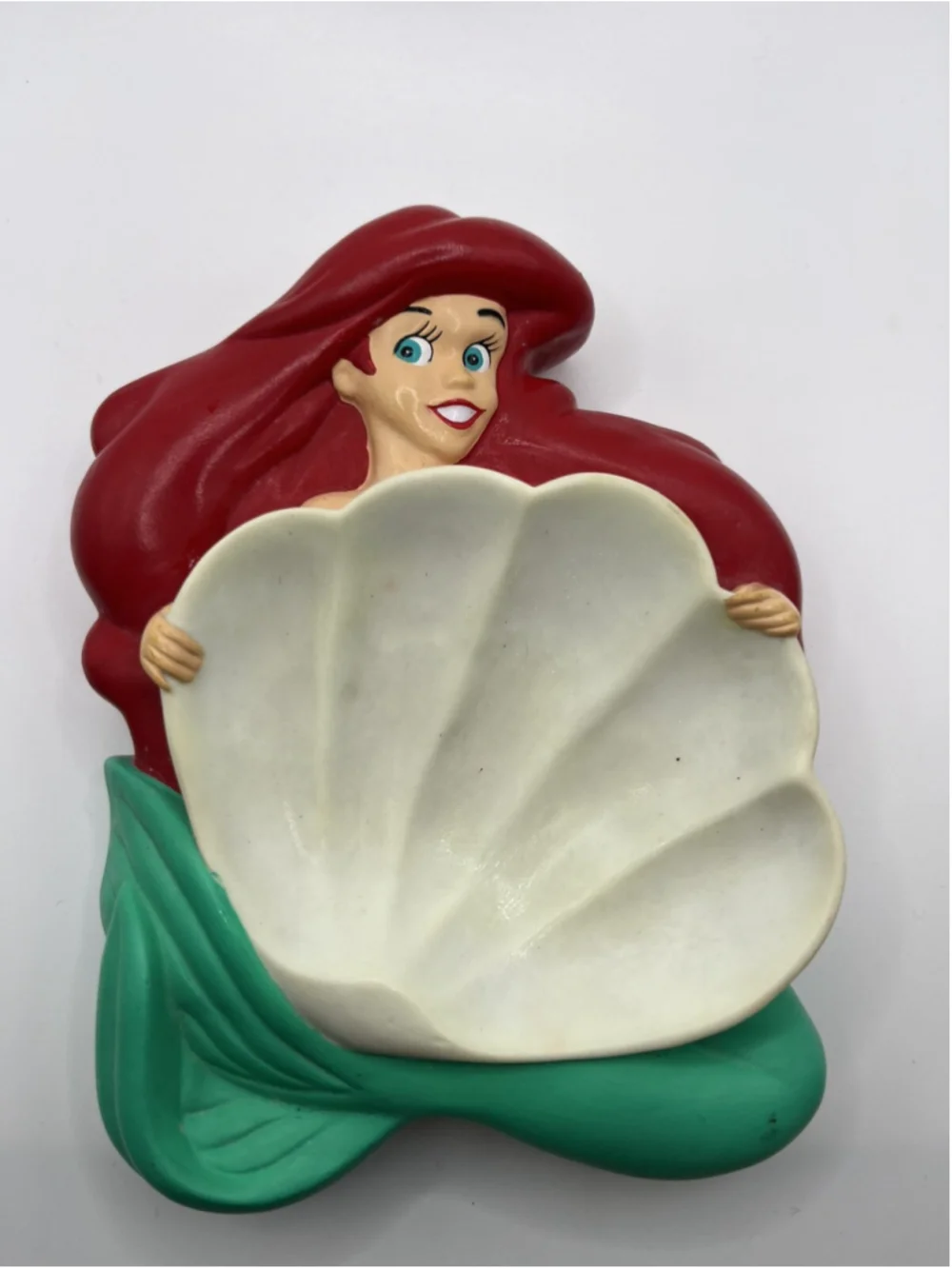 VTG Avon Disney The Little Mermaid Ariel Rubber Floating Soap Dish CUTE
